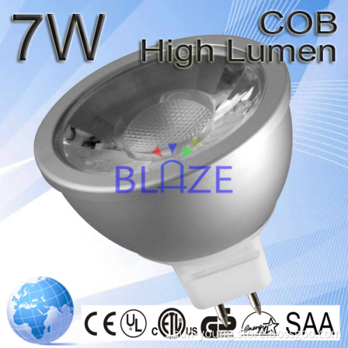 HIgh Lumen High CRI LED bulbs lamps spotlight MR16 cob spot light 7W